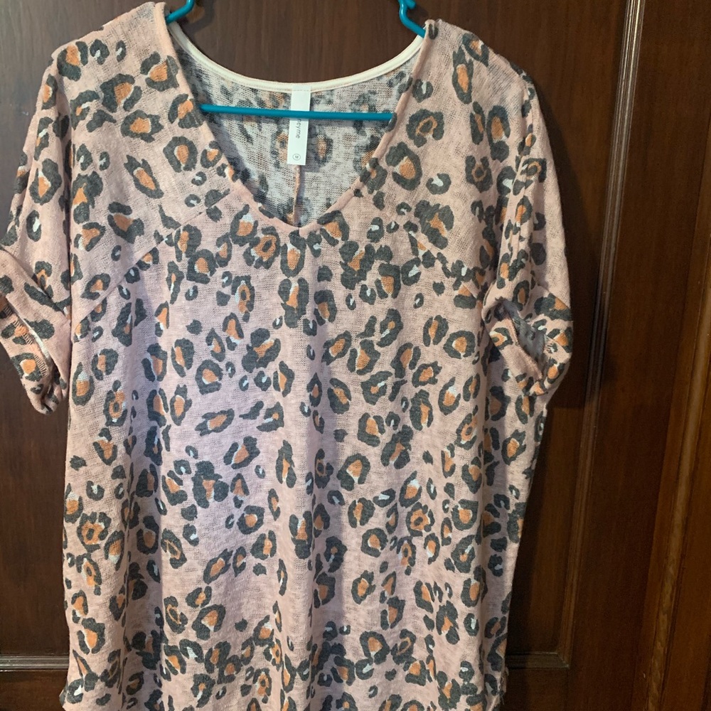 Honeyme leopard print top